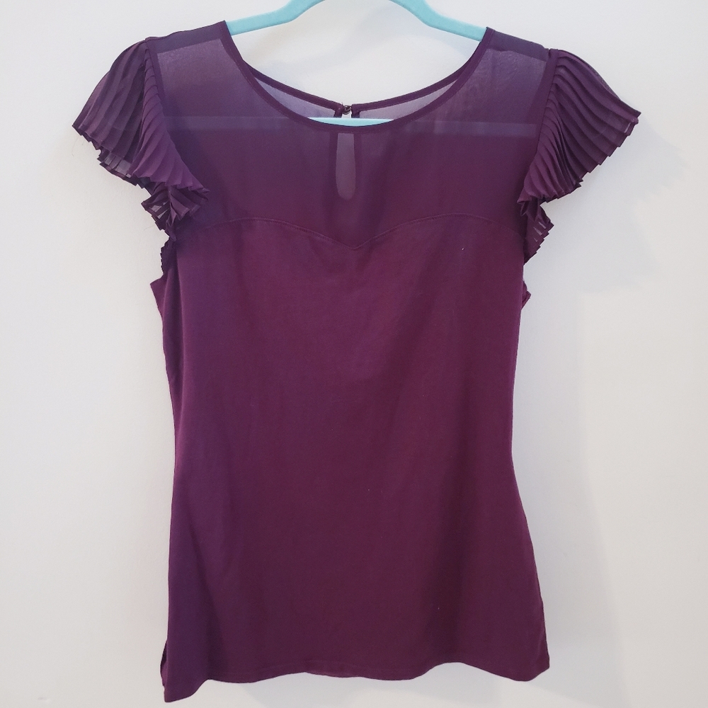 SOLD! Express Sweetheart Flutter Sleeve Shirt